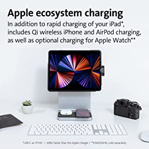 Kensington iPad Docking Station - StudioDock for 12.9" iPad Pro (2018/2020/2021/2022) (K39160WW)