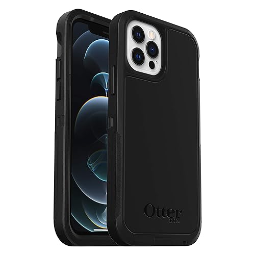 OtterBox Defender XT Case for iPhone 12 / iPhone 12 Pro with MagSafe, Shockproof, Drop Proof, Ultra-Rugged, Protective Case, 5X Tested to Military Standard, Black