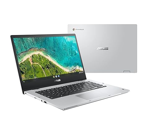 ASUS Chromebook Flip CM1, 14.0" FHD Touchscreen Display, AMD 3015Ce Processor, 4GB RAM, 64GB eMMC Storage, MIL-STD 810H Durability, Chrome OS, Transparent Silver, CM1400FXA-DH01T-CA Intel Core m3-8100Y