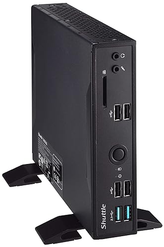 Shuttle Barebone DS10U CEL FANLESS 65W CEL-4205U,2XD4,HDMI,VGA,DP,4XUSB3,4XUSB2,2LAN