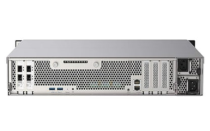 QNAP TS-h2490FU-7302P-256G 24 Bay Dual Node NAS with Two Dual-Port 25GbE SmartNIC Ports and 1100W Redundant PSU