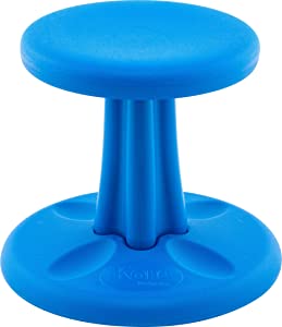 Kore design Kore Kids Preschool Wobble Chair - Flexible Seating Stool for Classroom, Preschool, Kindergarten &amp; Elementary School - Made in The USA - Age 4-5 yrs, Blue (12in) Blue Preschool (12in Tall)