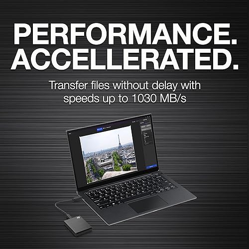Seagate One Touch STKG500400 External Solid State Drive 500 GB Black
