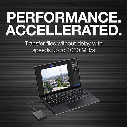 Seagate One Touch STKG500400 External Solid State Drive 500 GB Black
