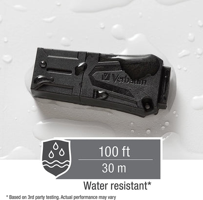 Verbatim 32GB ToughMAX USB 2.0 Flash Drive - Extremely Durable Thumb Drive - Black