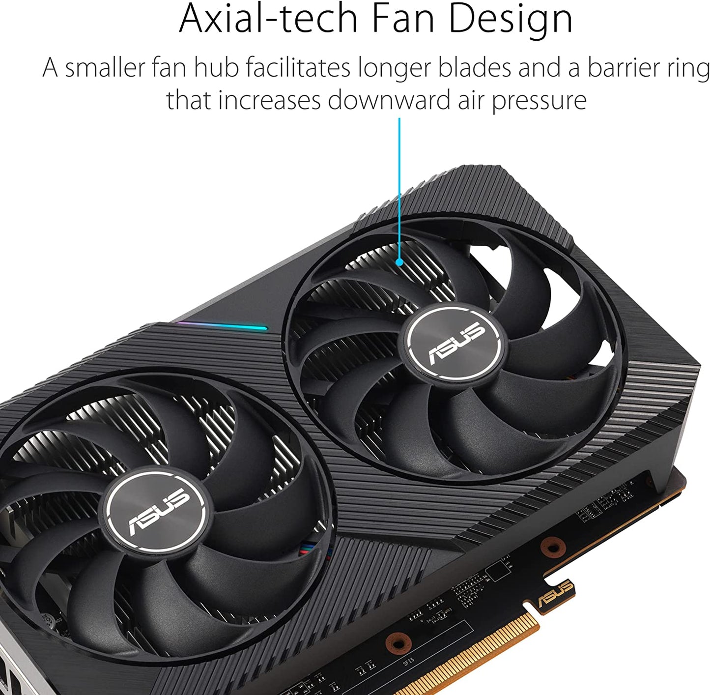 ASUS Dual AMD Radeon RX 6400 4GB GDDR6 Gaming Graphics Card (AMD RDNA 2, PCIe 4.0, 4GB GDDR6 Memory, HDMI 2.1, DisplayPort 1.4a, Axial-tech Fan Design, 0dB Technology)