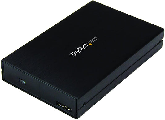 StarTech.com 2.5" SATA USB 3.1 Gen 2 Hard Drive Enclosure - w/ USB Type C and Type A Cables - USB 3.0 backwards compatible (S251BU31315) USB 3.1 (10Gbps) | USB-C &amp; USB-A