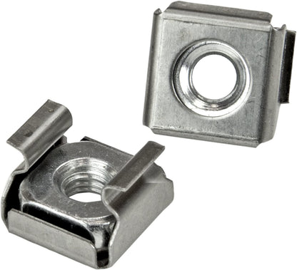 StarTech.com M5 Mounting Screws and Cage Nuts for Server Rack Cabinet - Pack of 100 Server Rack Screws (CABSCREWM52) 100x M5 Silver Cage Nuts and Mounting Screws
