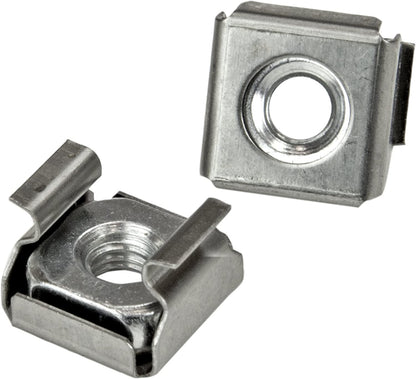 StarTech.com Rack Screws – 20 Pack – Installation Tool – 12 mm M5 Screws – M5 Nuts – Cabinet Mounting Screws and Cage Nuts (CABSCRWM520) Silver Cage Nuts 20x M5 Silver