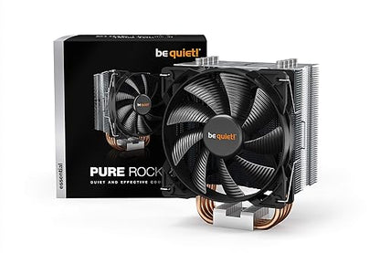 be quiet! Pure Rock 2, BK006, 150W TDP, CPU Cooler, Brushed Aluminum, HDT Technology
