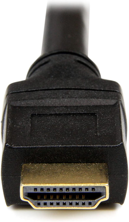 StarTech.com 50ft Plenum Rated HDMI Cable, 4K High Speed Long HDMI Cord w/ Ethernet, 4K30 UHD, 10.2 Gbps, HDCP 1.4, In Wall Plenum HDMI 1.4 Display Cable, HDMI to HDMI Computer to TV Cable (HDPMM25) 50 ft / 15m