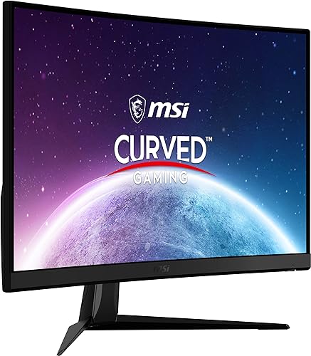 MSI G27C4X 27 Curved Gaming Monitor, 1920 x 1080 (FHD), 1ms, 250Hz, FreeSync, HDMI, DisplayPort, Anti-Flicker, Anti-Glare, HDR Ready,Black 27 G27C4X