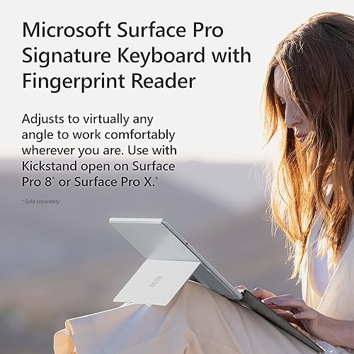 Microsoft Surface Pro X Type Cover - Black - Bilingual