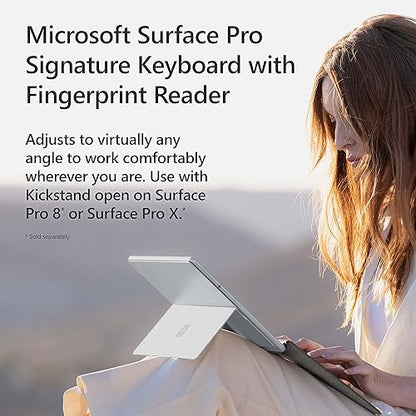 Microsoft Surface Pro X Type Cover - Black - Bilingual
