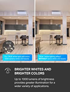 TP-Link Tapo RGBWIC Smart LED Light Strip 16.4Ft, 1000 Lumens, 16M Dimmable Colors, 50 Color Zones, Works w/ Apple HomeKit/Alexa/Google Home, Sync-to-Sound, IP44 PU Coating, Trimmable (Tapo L930-5) 16.4 ft.
