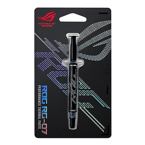 ASUS ROG RG-07 Performance Thermal Paste - 3 Grams, 2.5 W/m.k Rated Thermal Absorption Paste for All Processors and Graphics Cards