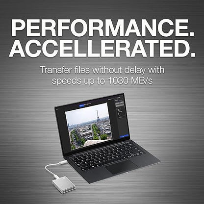 Seagate One Touch STKG500401 External Solid State Drive 500 GB Silver