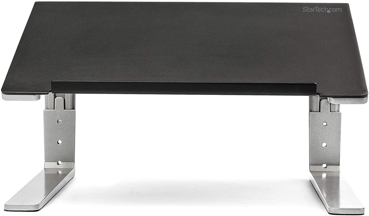 StarTech.com Adjustable Laptop Stand - Heavy Duty Steel &amp; Aluminum - 3 Height Settings - Tilted - Ergonomic Laptop Riser for Desk (LTSTND)