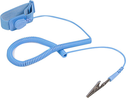 StarTech.com ESD Anti Static Wrist Strap Band with Grounding Wire - AntiStatic Wrist Strap - Anti-static wrist band (SWS100),Blue