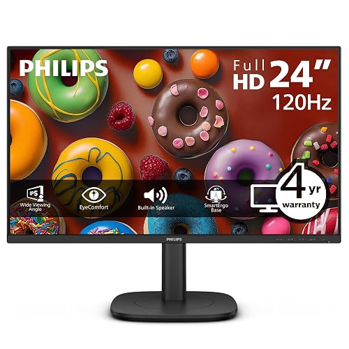 Philips 24B2N3200J 24" Business Monitor, IPS FHD, 120Hz, 4-Yr Warranty