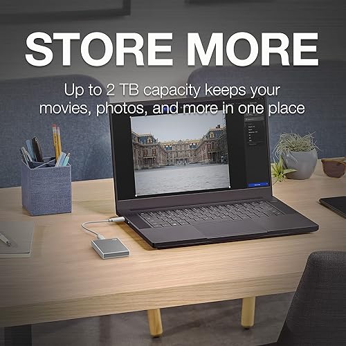 Seagate One Touch STKG2000401 1.95 TB Solid State Drive - External - Silver