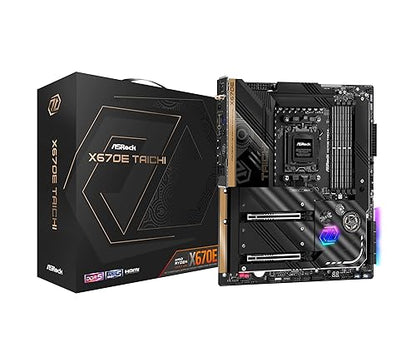 Asrock X670E Taichi AMD X670 Socket AM5 Extended ATX DDR5-SDRAM Motherboard