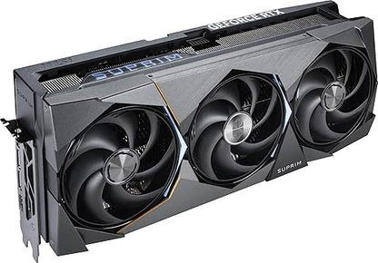MSI Gaming RTX 5090 32G SUPRIM SOC Graphics Card (32GB GDDR7, 512-bit, Extreme Performance: 2580 MHz, DisplayPort x3 2.1a, HDMI 2.1b, NVIDIA Blackwell Architecture)