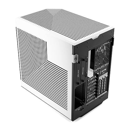 HYTE Y60 Modern Aesthetic Dual Chamber Panoramic Tempered Glass Mid-Tower ATX Computer Gaming Case with PCIE 4.0 Riser Cable Included, White (CS-HYTE-Y60-BW)