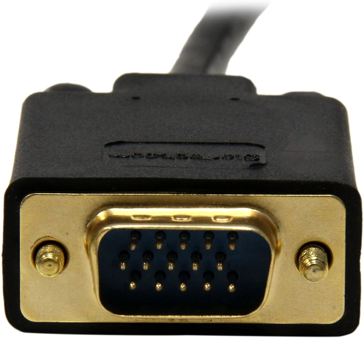 StarTech.com 3ft (1m) DisplayPort to VGA Cable - Active DisplayPort to VGA Adapter Cable - 1080p Video - DP to VGA Monitor Cable - DP 1.2 to VGA Converter - Latching DP Connector (DP2VGAMM3B) 3 ft / 1 m