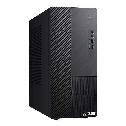 ASUS S500MD Desktop PC, Intel® Core™ i5-12400, 12GB DDR4 RAM, 512GB PCIe SSD, Wi-Fi 6, Windows 11 Home, Black, S500MD-D512