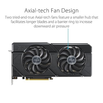 ASUS Dual RX7700XT O12G GDDR6X (PCIe 4.0, 12GB GDDR6X, HDMI 2.1, DisplayPort 2.1)