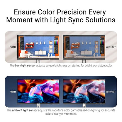 ASUS ProArt Display 27” 5K HDR Professional Monitor (PA27JCV) - 5K (5120 x 2880), IPS, 99% DCI-P3, 100% sRGB, ?E < 2, USB-C PD 96W, Calman Verified, Color Accurate, Auto KVM, LuxPixel, 3 yr Warranty