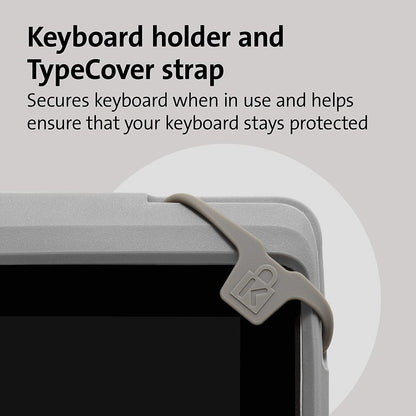 Kensington Blackbelt™ 2nd Degree Rugged Case for Surface Pro 7, 7+, 6, 5, &amp; 4 - Silver (K97802WW) Silver Surface Pro 7