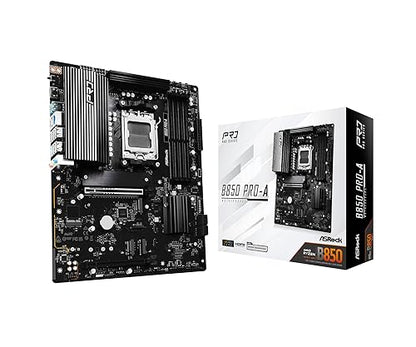 ASRock B850 PRO-A AM5 AMD B850 SATA 6Gb/s ATX Motherboard