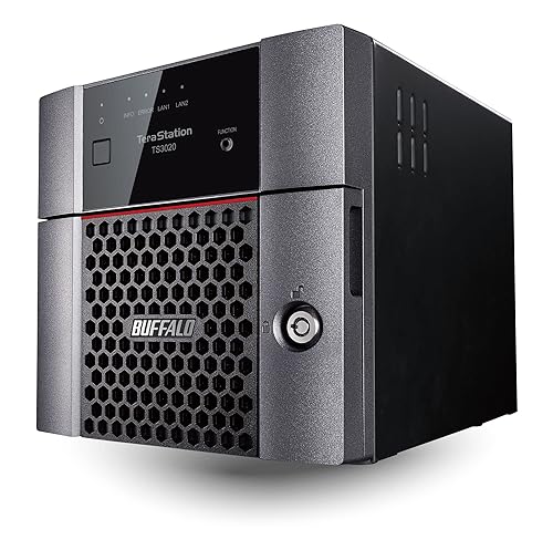 BUFFALO TeraStation TS3220DN1602 2-Bay NAS 16TB (2x8TB) With NAS-Grade Hard