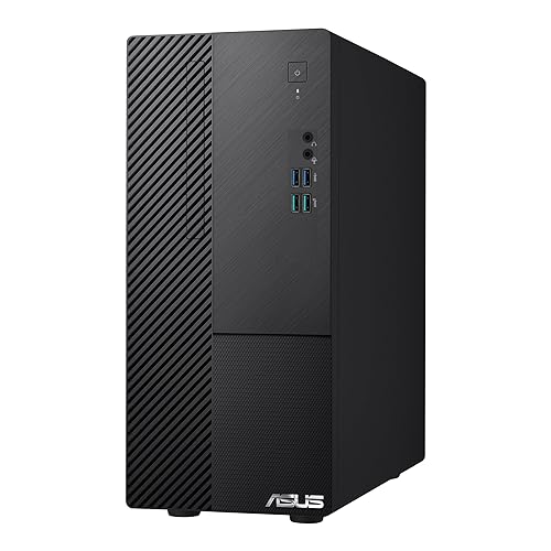 ASUS S500MD Desktop PC, Intel® Core™ i5-12400, 12GB DDR4 RAM, 512GB PCIe SSD, Wi-Fi 6, Windows 11 Home, Black, S500MD-D512