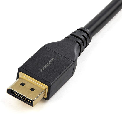 Startech.com 4m VESA Certified DisplayPort 1.4 Cable - 8K60Hz HBR3 HDR - 13ft Super UHD DisplayPort to DisplayPort Monitor Cord - Ultra HD 4K 120Hz DP 1.4 Slim Video Cable M/M DP Connector (DP14MM4M) 12 ft / 4 m