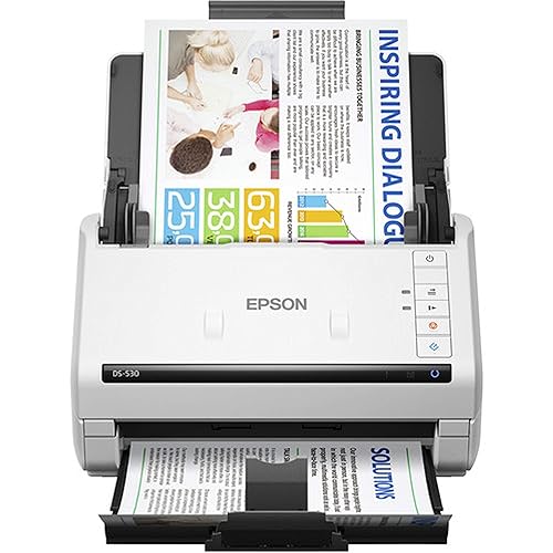 Epson WorkForce DS-530 Sheetfed Scanner(B11B236201) USB, 35ppm, 3yr Warranty
