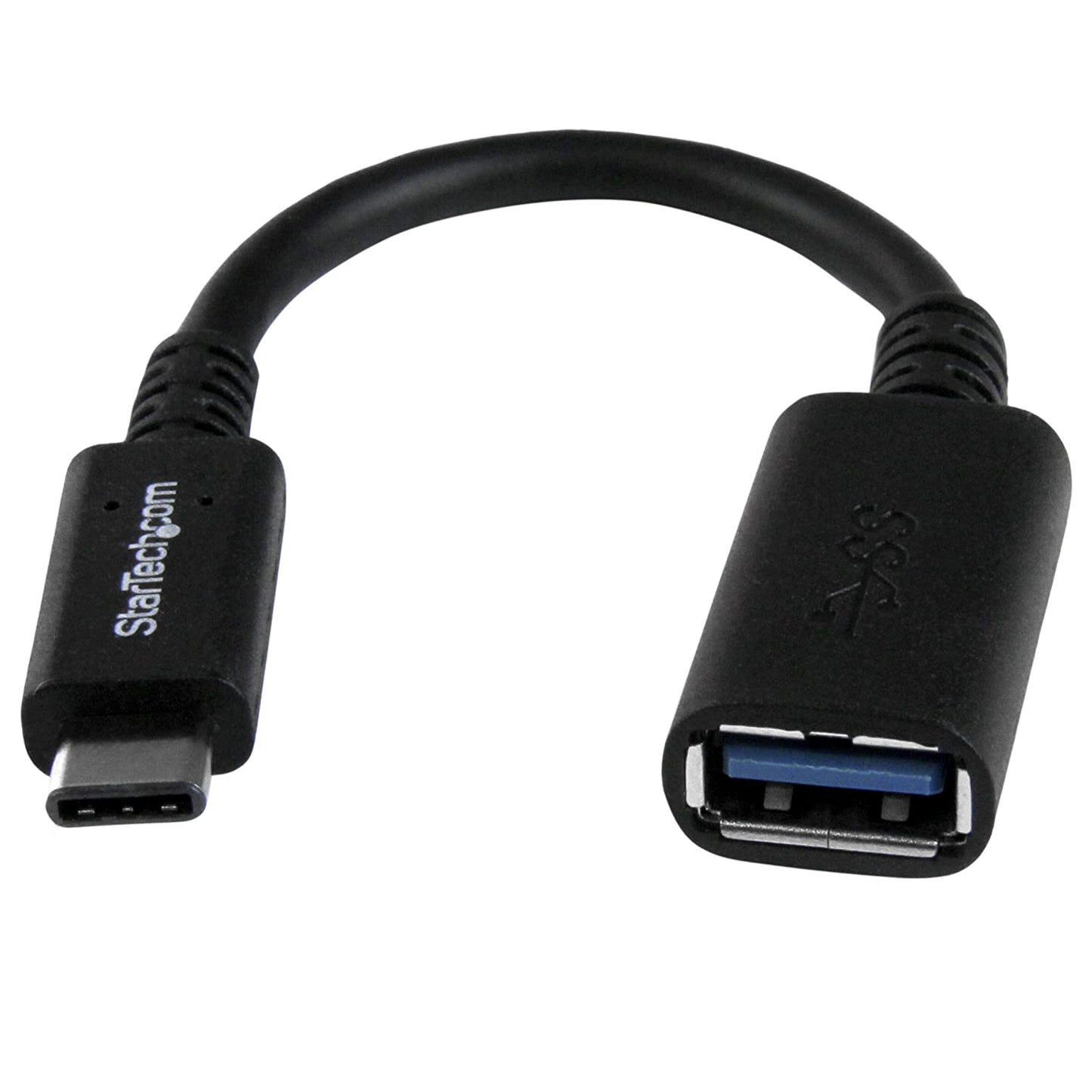 StarTech.com USB-C to USB Adapter - 6in - USB-IF Certified - USB-C to USB-A - USB 3.1 Gen 1 - USB C Adapter - USB Type C (USB31CAADP) USB 3.0 - C to A Adapter (6in)