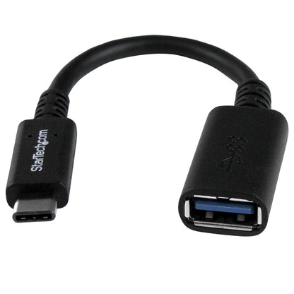 StarTech.com USB-C to USB Adapter - 6in - USB-IF Certified - USB-C to USB-A - USB 3.1 Gen 1 - USB C Adapter - USB Type C (USB31CAADP) USB 3.0 - C to A Adapter (6in)