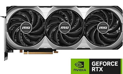 MSI Gaming RTX 4080 Super 16G Ventus 3X OC Graphics Card (NVIDIA RTX 4080 Super, 256-Bit, Boost Clock: 2595 MHz, 16GB GDRR6X 23 Gbps, HDMI/DP, Ada Lovelace Architecture)
