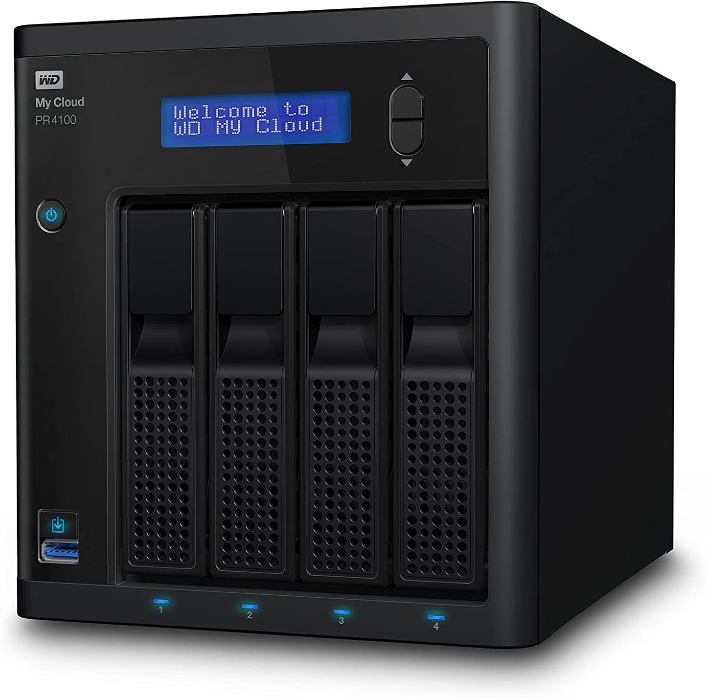 Western digital WD 56TB My Cloud Pro Series PR4100 Network Attached Storage - NAS - WDBNFA0560KBK-NESN 56TB Storage