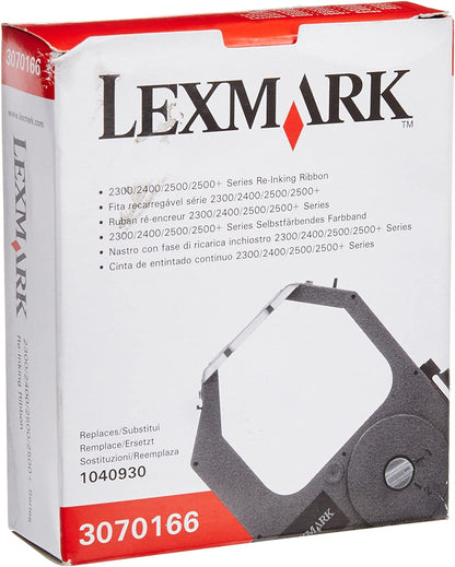 Lexmark 3070166 Re-Inking Printer Ribbon for Lexmark 2300, 2400, 2500 Series