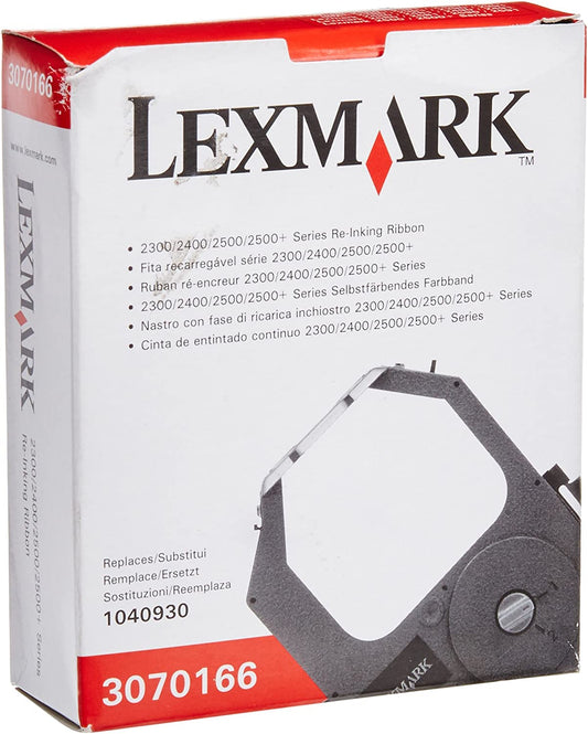 Lexmark 3070166 Re-Inking Printer Ribbon for Lexmark 2300, 2400, 2500 Series