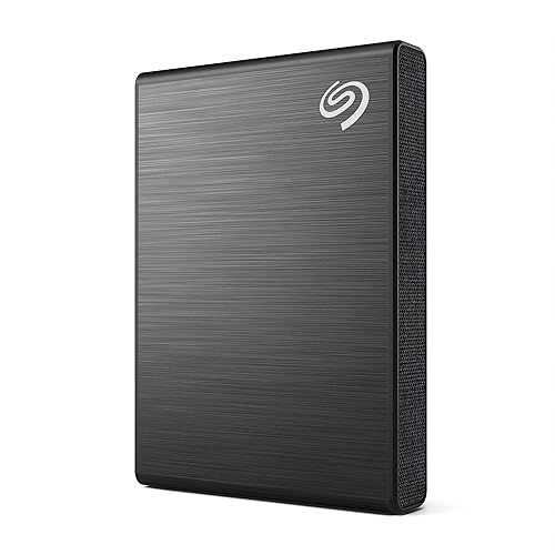 Seagate One Touch External Solid State Drive, 1 TB, USB 3.0, Black