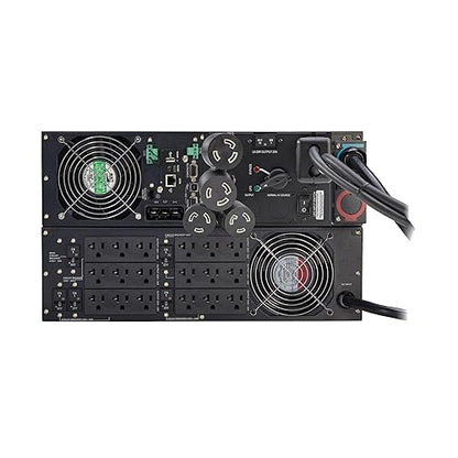 Eaton Tripp Lite SU6000RTFMB UPS 6000VA / 5400W, 208V with 120V Stepdown Transformer, Maintenance Switch, 21 Outlets, 6U Rack Mount, Network Card, Extended Run, 2-Year Warranty, $250,000 Insurance Transformer + Switch UPS 6000VA