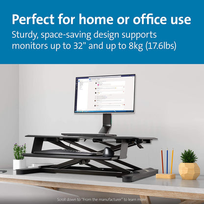Kensington SmartFit® Space Saving Single Monitor Arm (K55512WW) Single Arm