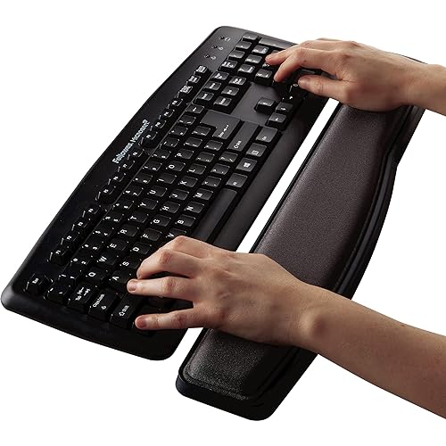 Fellowes Height Adjustable Wrist Support Graphite 9374201
