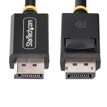 StarTech.com 6ft DisplayPort 2.1 Cable, VESA Certified DP40 DisplayPort Cable w/UHBR10/HDR/HDCP 2.2, 8K 60Hz w/DSC 1.2a