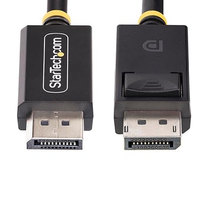 StarTech.com 3ft DisplayPort 2.1 Cable, VESA Certified DP40 DisplayPort Cable w/UHBR10/HDR/HDCP 2.2, 8K 60Hz w/DSC 1.2a